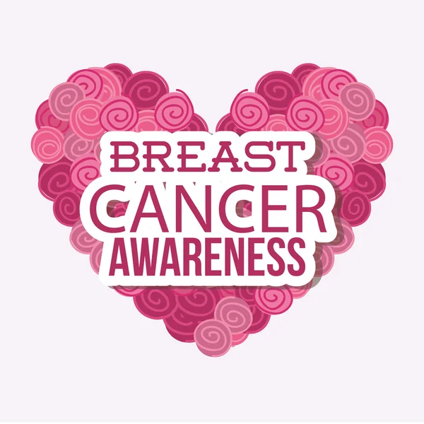 Göğüs kanseri — Stok Vektör