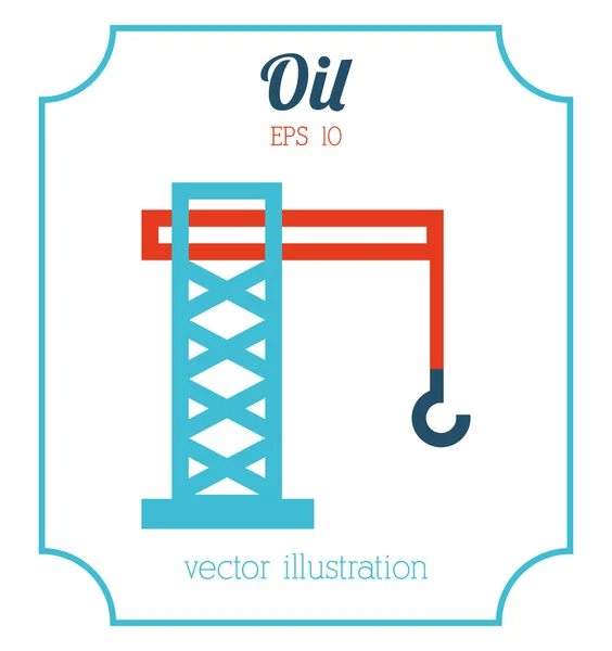 Icono de petróleo — Vector de stock