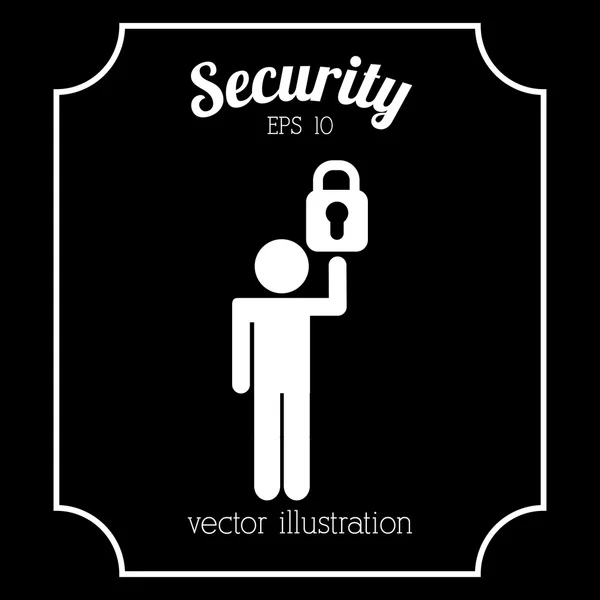 Icono de seguridad — Archivo Imágenes Vectoriales