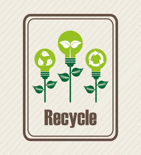 Ecologisch concept — Stockvector