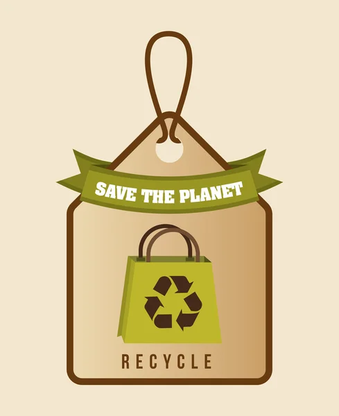 Ecologisch concept — Stockvector