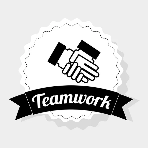 Teamwork-Design, Vektorillustration. — Stockvektor