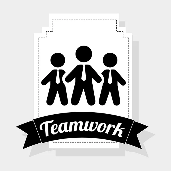 Teamwork design, vector illustration. — Stock Vector