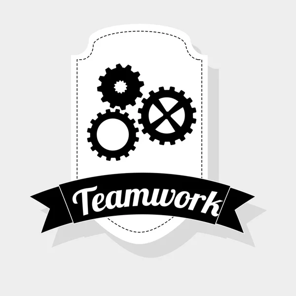 Teamwork-Design, Vektorillustration. — Stockvektor