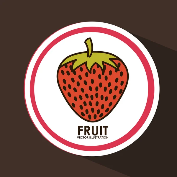 Selo de fruta —  Vetores de Stock