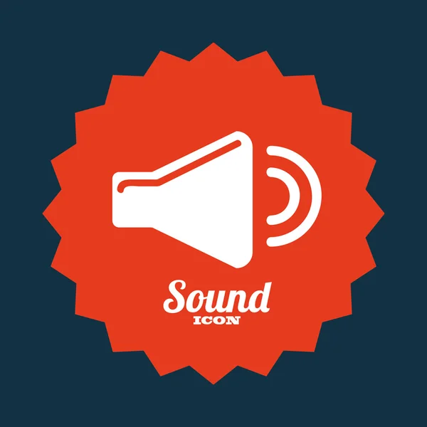 Icono de sonido — Vector de stock