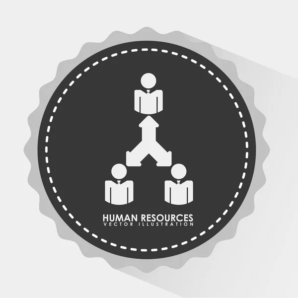 Recursos humanos — Vector de stock