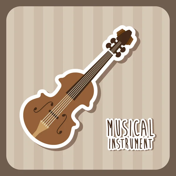 Instrumento musical — Vector de stock