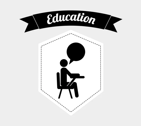 Icono de educación — Vector de stock