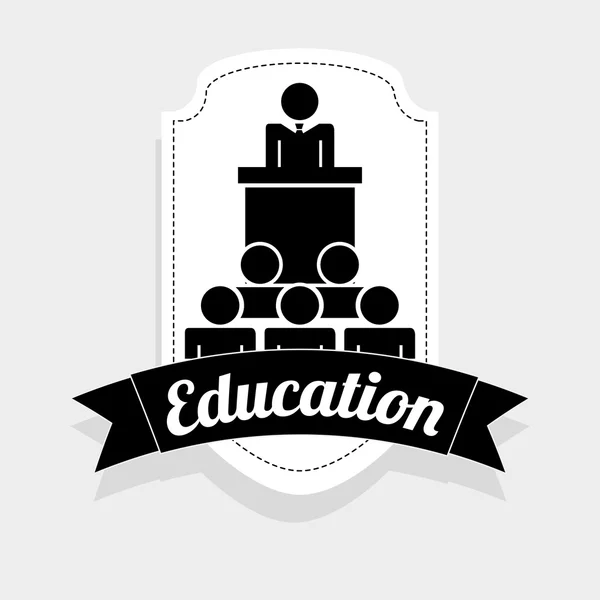 Icono de educación — Vector de stock