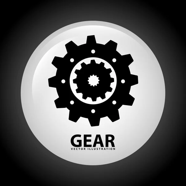 Gear icon — Stock Vector