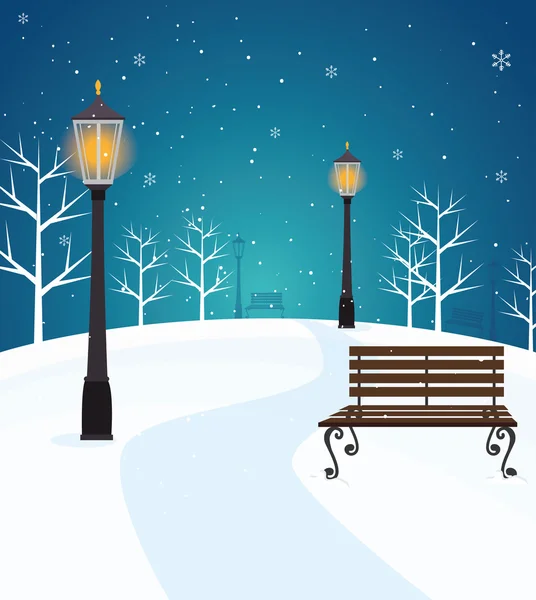 Winter ontwerp, vectorillustratie. — Stockvector