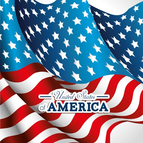 USA design, illustrazione vettoriale . — Vettoriale Stock