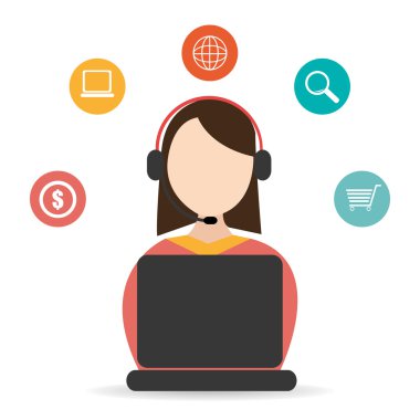 Tasarım alışveriş, illüstrasyon vektör.