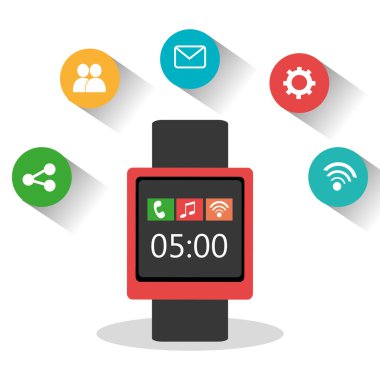 Teknoloji tasarım, vektör çizim.