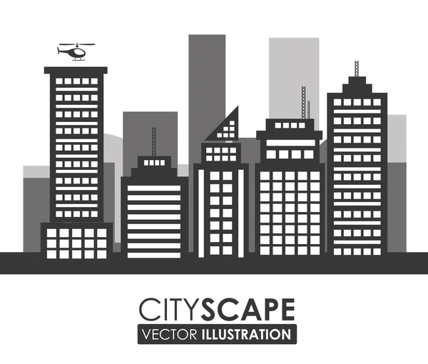 Urban design, vektor illustration. — Stock vektor