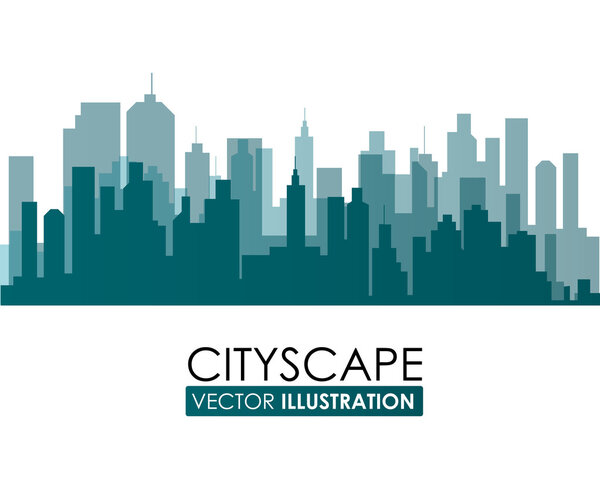 Urban design, vector illustration.