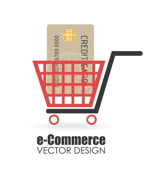 Shopping design, vector illustration. — Stock Vector