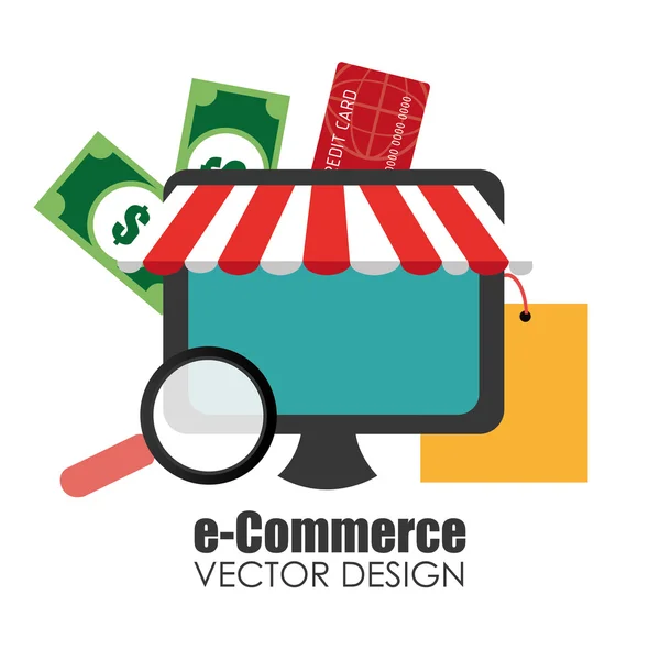 Shopping design, vektor illustration. — Stock vektor