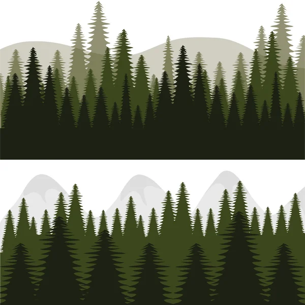 Forest design, vector illustration. — Stock Vector