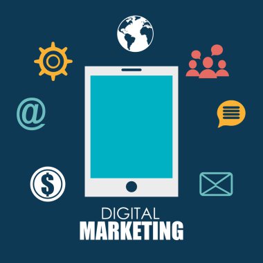 Pazarlama tasarım, vektör çizim.