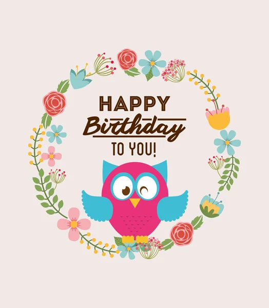 Happy birthday — Stock Vector