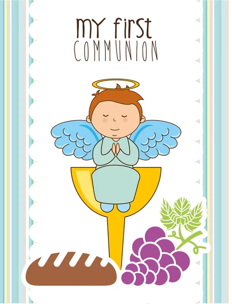 Ma première communion — Image vectorielle