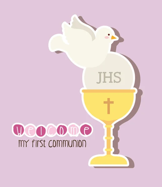 Ma première communion — Image vectorielle