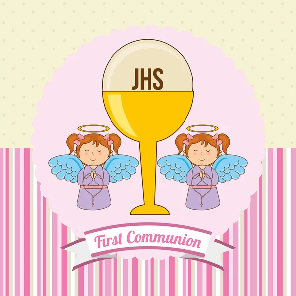 Ma première communion — Image vectorielle