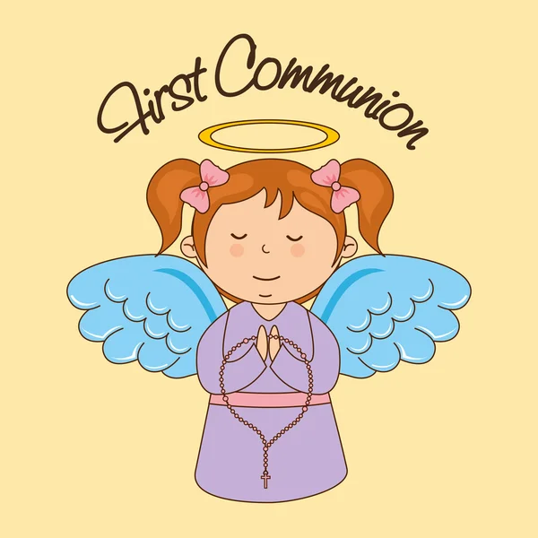 Ma première communion — Image vectorielle