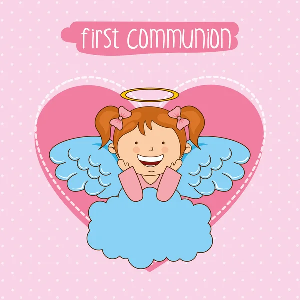 Ma première communion — Image vectorielle