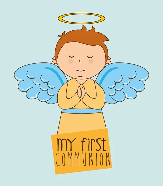 My first communion — Stock Vector