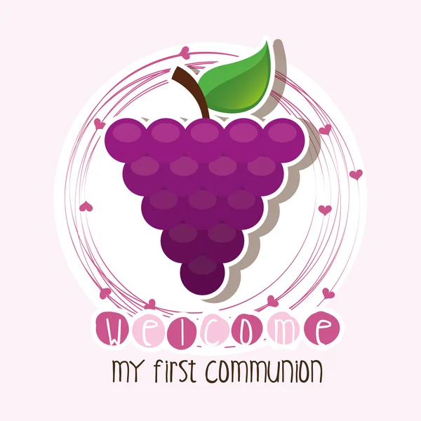 Ma première communion — Image vectorielle