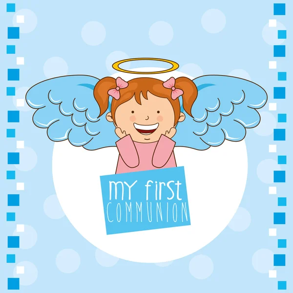 My first communion — Stock Vector