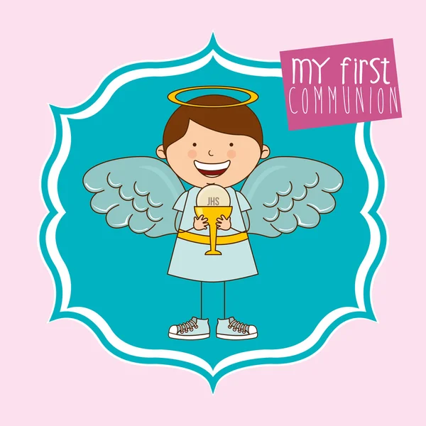 My first communion — Stock Vector