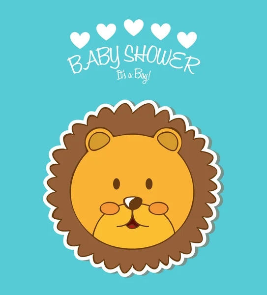 Baby shower — Stock Vector