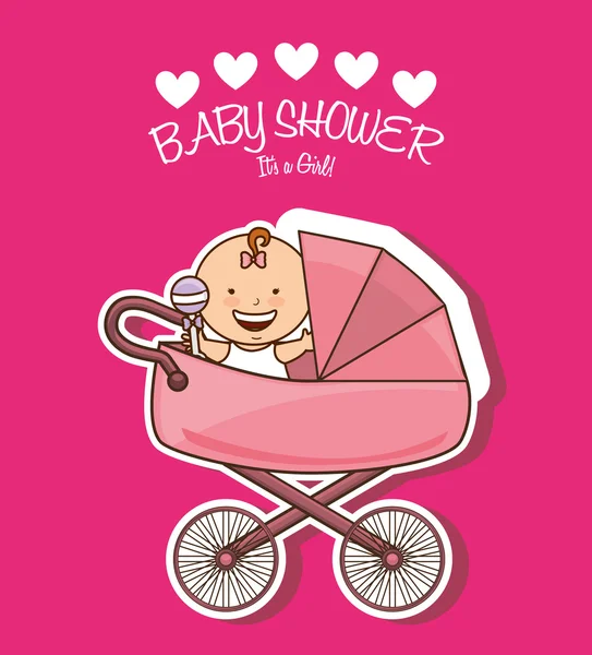 Baby shower — Stock Vector