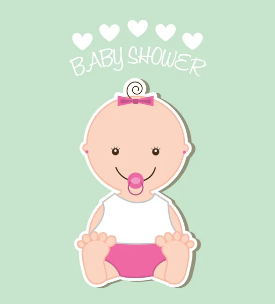 Baby shower — Stock Vector