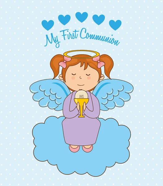 My first communion — Stock Vector