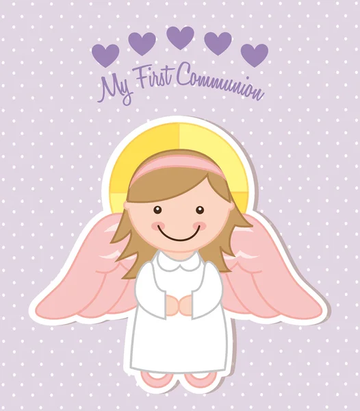 My first communion — Stock Vector