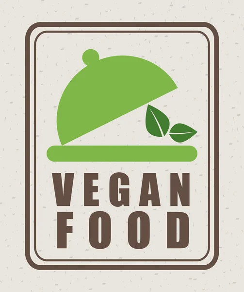 Menu vegan — Vetor de Stock