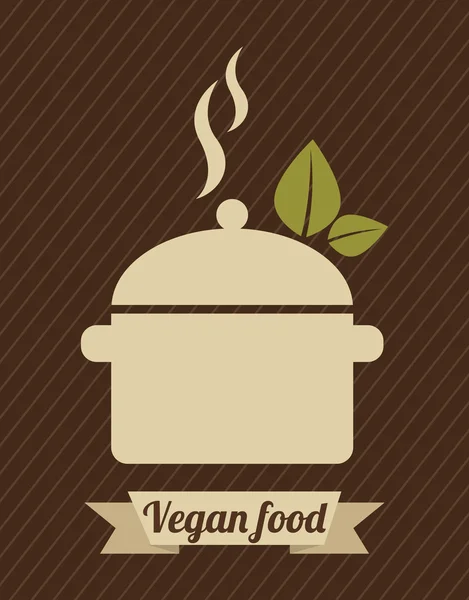 Menu vegan — Vetor de Stock