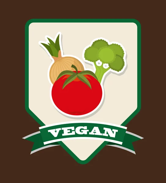 Vegan menu — Stock Vector