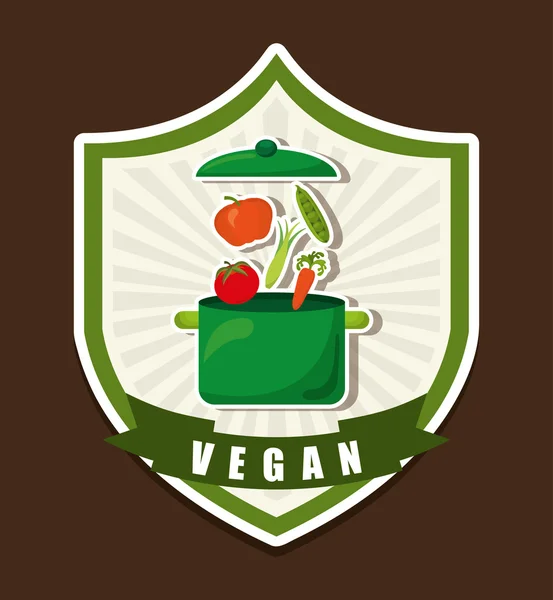 Menú vegano — Archivo Imágenes Vectoriales