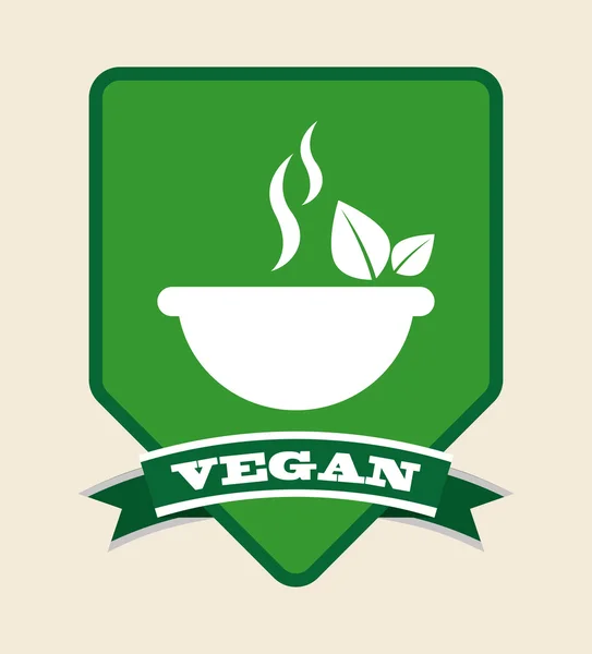 Vegetáriánus menü — Stock Vector