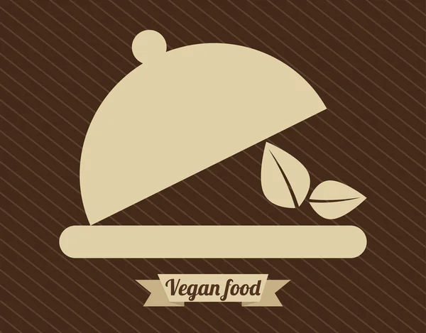 Menú vegano — Vector de stock