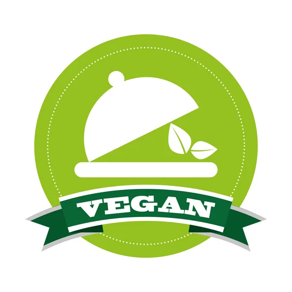 Menu vegan — Vetor de Stock