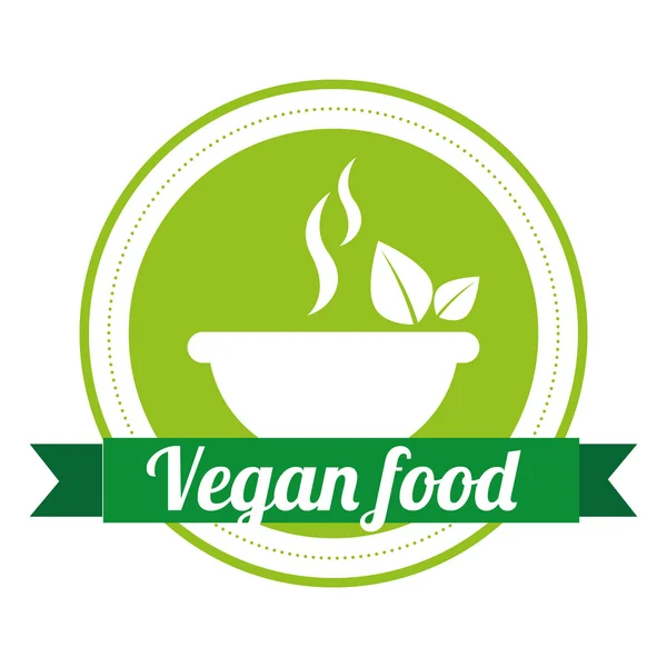 Veganes Menü — Stockvektor