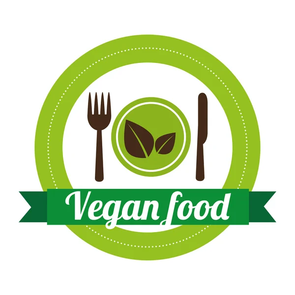 Menu vegan —  Vetores de Stock