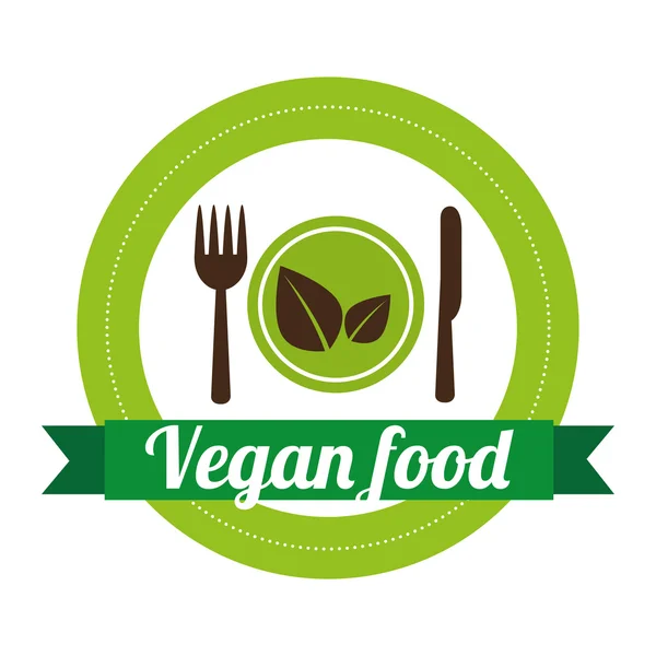 Menu vegan — Vetor de Stock